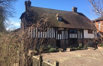 Exterior shot of Bridge Cottage's building 
