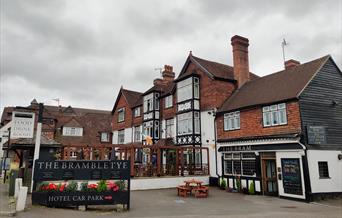 exterior of the Brambletye Hotel