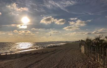 Pevensey Beach Sunset