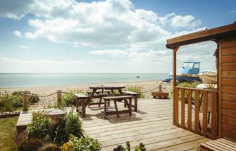 bench chairs and decking