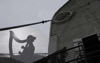 Harp at the mill