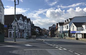 old style buildings on a high street