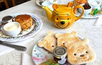 Food served at the Pooh Corner