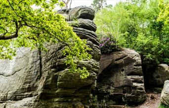 magnificent sand stone high rocks