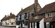 Front of the hotel at The Star Hotel, Alfriston