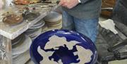 Image of pottery being made at JCJ Pottery