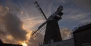 Polegate Windmill in the dark