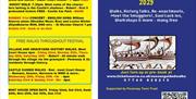 leaflet with events going on at the Pevensey History Festival 2025