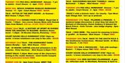 leaflet with events going on at the Pevensey History Festival 2025
