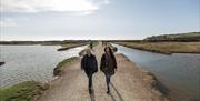 Image of two walkers at Seven Sisters Country Park