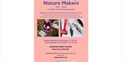 poster of Wild Wednesdays and Nature Makers at Ashdown Forest Centre