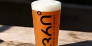 Image of a pint at 360 Degree Brewing