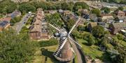 Image of Polegate Windmill from birds eye view