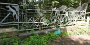 image of the cuckoo trail bridge