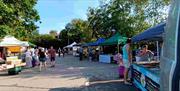 Heathfield Farmers Market stalls