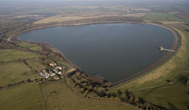 Arlington Reservoir Aerial Shot