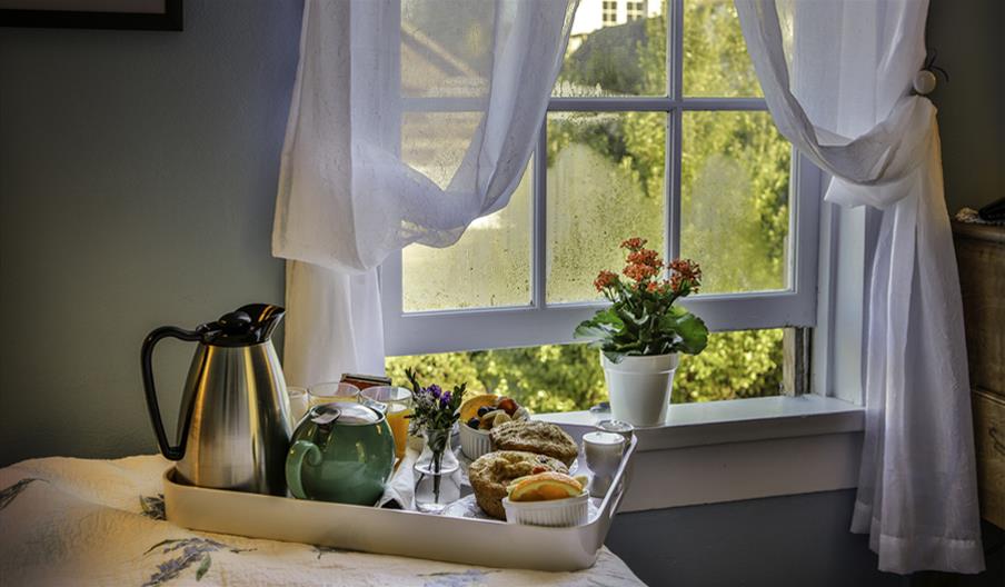 Breakfast Tray in accommodation