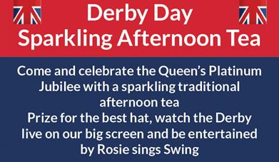 Derby Day tea poster