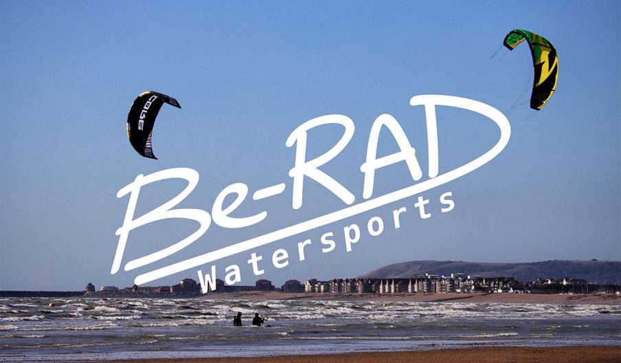 Kite Surfers with logo