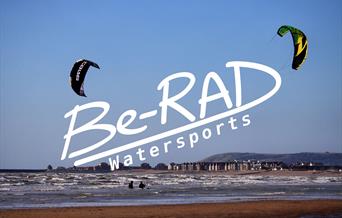 Kite Surfers with logo
