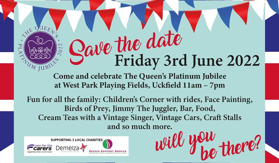 Poster depicting details about Jubilee event