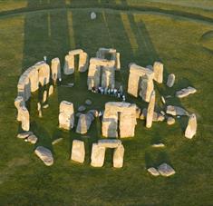 Stonehenge seen from above, © ENGLISH HERITAGE