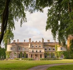 The exterior of Lucknam Park Hotel & Spa in Thickwood, near Bath
