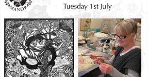 Papercutting & Floral Collage Masterclass with Jessica Palmer at Kelmscott Manor