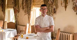 Michelin Star dining at Lucknam Park Restaurant Hywel Jones