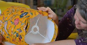 Lampshade Workshop at Bowood