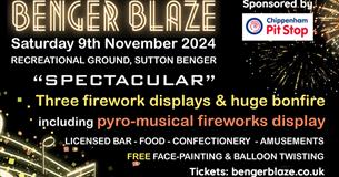 Benger Blaze - Sutton Benger Fireworks and Bonfire display