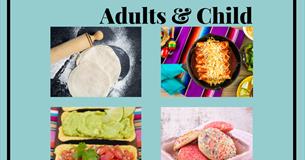 Adult & Child - cooking together