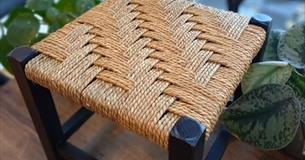 Seagrass Footstool Weaving Workshop at Bowood