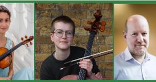 Sofia Demetriades (violin),  Finn Anderson-Hedra (cello) and Daniel Tong (piano)