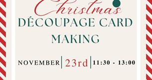 Christmas Découpage Card Making