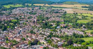 Warminster from copheat towards cley hill