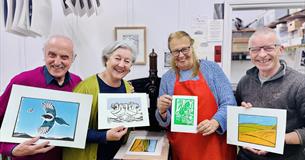 Beginner Linocut in Rowde Devizes