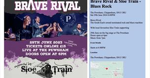Brave Rival with Sloe Train support