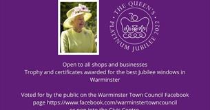 Warminster Town Council's Platinum Jubilee Window Competition