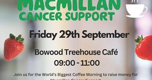 Macmillan Coffee Morning at Treehouse Café