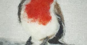 Christmas Robin Needle Felting