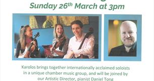Marden House Concert - Karolas Trio with Daniel Tong.