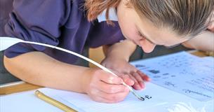 Calligraphy at the Cathedral for all ages