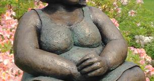 Sculpture exhibition in Avebury Manor Garden