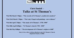 Talks at St Thomas's