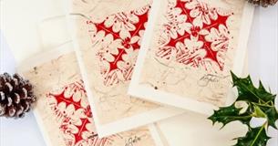 Linocut Christmas Cards near Marlborough