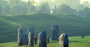 Avebury Stone Circle During Summer