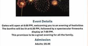 Biddestone Bonfire and Fireworks