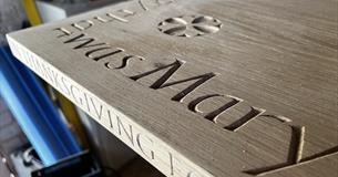 2 Day Introduction to Letter Cutting in Wood