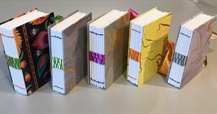 Link Stitch Ribbon Journal Bookbinding Workshop